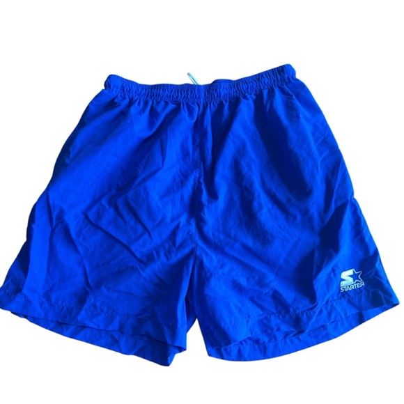 Women’s Starter Shorts Blue Size Large - Picture 1 of 4